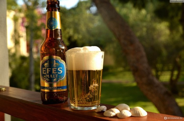 Пиво Эфес (Efes) &mdash; обзор турецкого бренда, разновидности и правила употребления